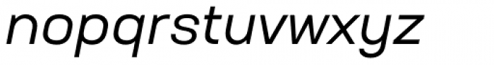 Neusa Next Std Wide Italic Font LOWERCASE