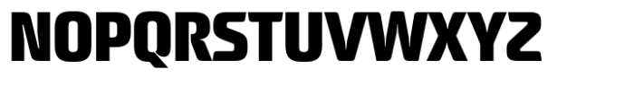 Neusharp Black Condensed Font UPPERCASE