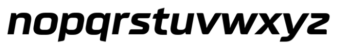 Neusharp Bold Oblique Font LOWERCASE