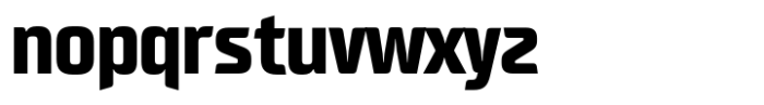 Neusharp Extra Bold Condensed Font LOWERCASE