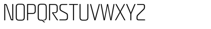 Neusharp Extra Light Condensed Font UPPERCASE