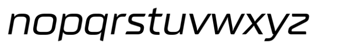 Neusharp Oblique Font LOWERCASE