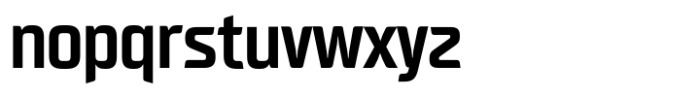 Neusharp Semi Bold Condensed Font LOWERCASE