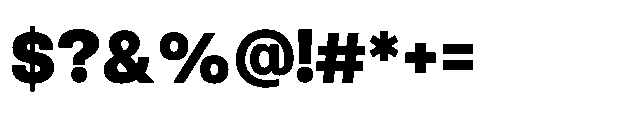 Neutiva Black Font OTHER CHARS