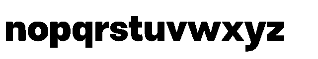 Neutiva Black Font LOWERCASE