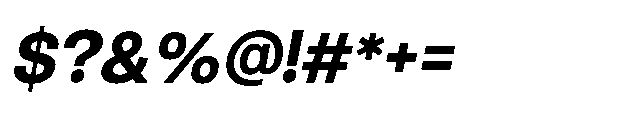 Neutiva Bold Italic Font OTHER CHARS