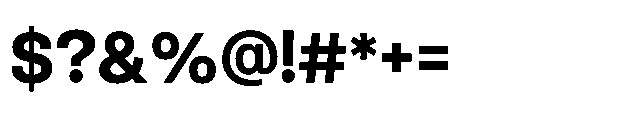 Neutiva Bold Font OTHER CHARS