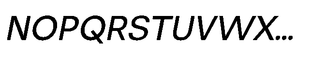 Neutiva Italic Font UPPERCASE