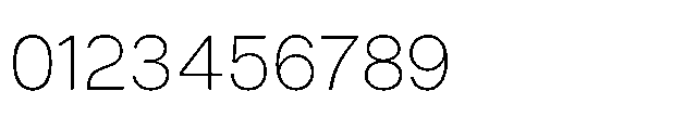 Neutiva Thin Font OTHER CHARS