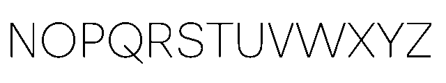 Neutiva Thin Font UPPERCASE