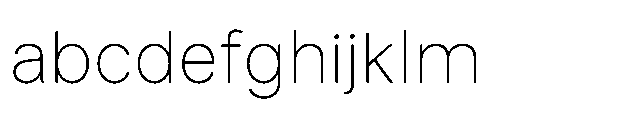 Neutiva Thin FONT
