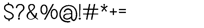 Neuton Extra Light Font OTHER CHARS