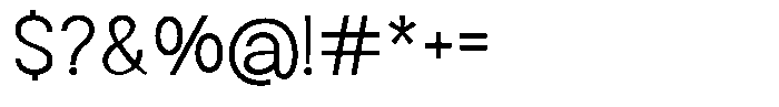 Neuton Light Font OTHER CHARS