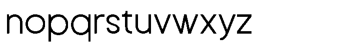 Neuton Light Font LOWERCASE