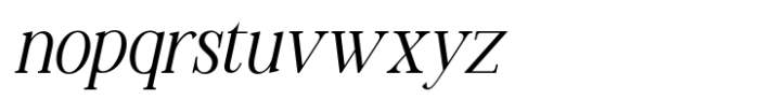 Neutra Display Italic Font LOWERCASE