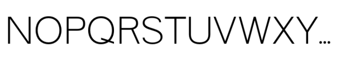 Neutral Sans Light Expanded Font UPPERCASE