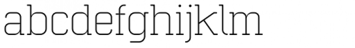 Neutraliser Serif Thin Font LOWERCASE