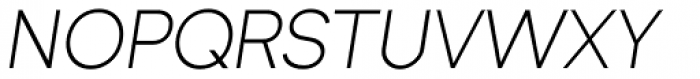 Neutrif Pro Light Italic Font UPPERCASE