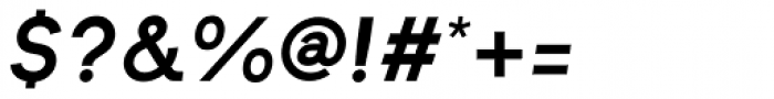 Neutrif Pro SemiBold Italic Font OTHER CHARS