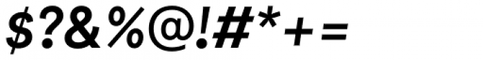Neutrif Studio Semi Bold Italic Font OTHER CHARS