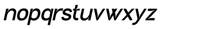 Neutrix Bold Slant Font LOWERCASE