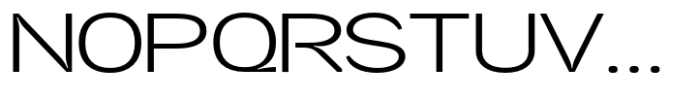 Neutrix Medium Expanded Font UPPERCASE