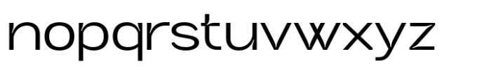 Neutrix Medium Expanded Font LOWERCASE