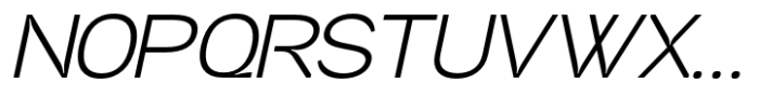 Neutrix Medium Slant Font UPPERCASE