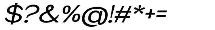Neutrix Semi Bold Slant Expanded Font OTHER CHARS