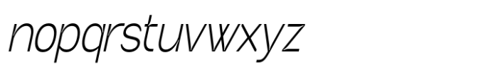 Neutrix Slant Condensed Font LOWERCASE