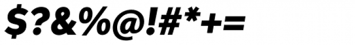 Neutro Black Italic Font OTHER CHARS