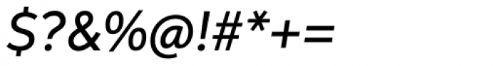 Neutro Medium Italic Font OTHER CHARS