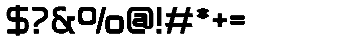 Neutrona Font OTHER CHARS