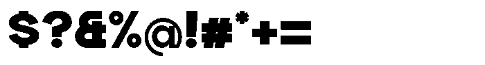 Neuversa Bold Font OTHER CHARS