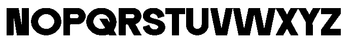 Neuversa Bold Font UPPERCASE