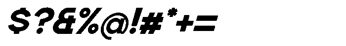 Neuversa Italic Font OTHER CHARS