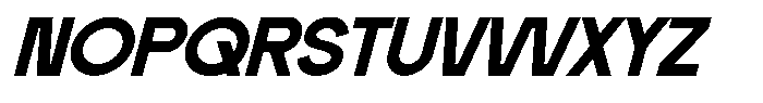 Neuversa Italic Font UPPERCASE