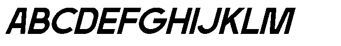 Neuversa Light Italic Font UPPERCASE