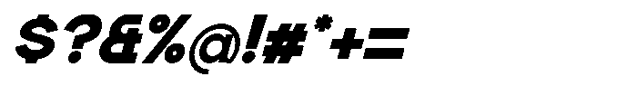Neuversa Medium Italic Font OTHER CHARS