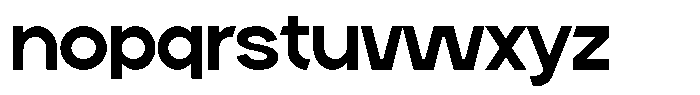 Neuversa Regular Font LOWERCASE