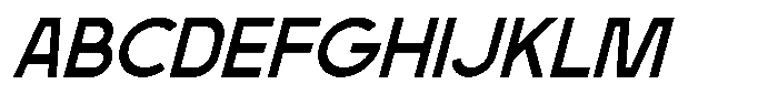 Neuversa Thin Italic Font UPPERCASE