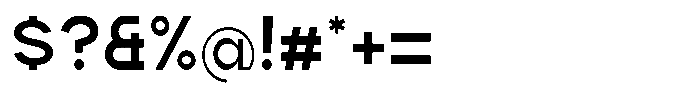 Neuversa Thin Font OTHER CHARS