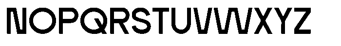Neuversa Thin Font UPPERCASE