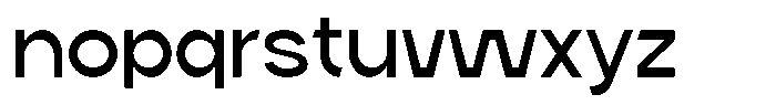 Neuversa Thin Font LOWERCASE