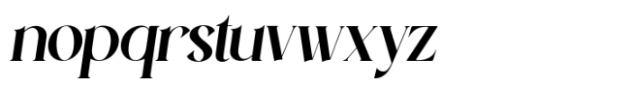 Neuvilete Italic Font LOWERCASE