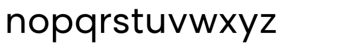 Neuville Regular Font LOWERCASE