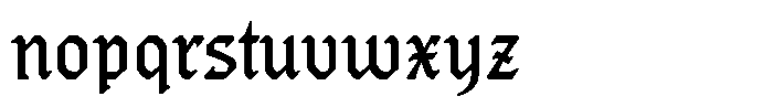 Neuwerk Font LOWERCASE