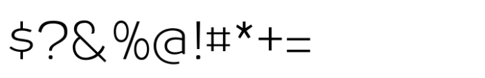 Neuxta Pro Extra Light Font OTHER CHARS