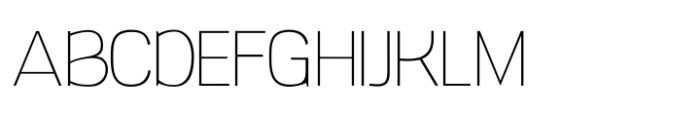 Neuxta Pro Thin Font UPPERCASE