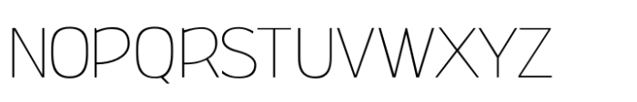 Neuxta Pro Thin Font UPPERCASE